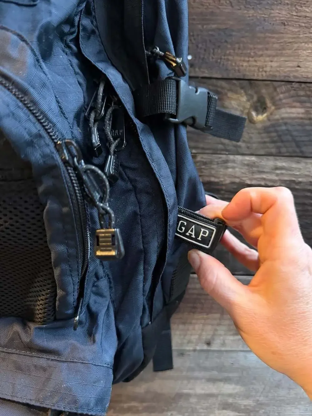 Gap Vintage Multi-Pocket Nylon Hiking Backpack